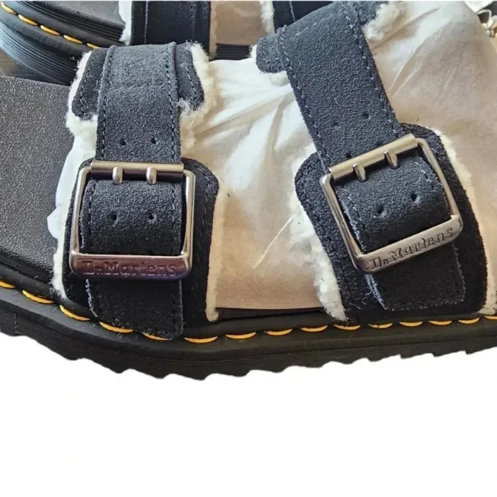 Dr. Martens‎  Myles Faux Fur Platform Sandals